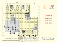 东方红国际广场二层平面图